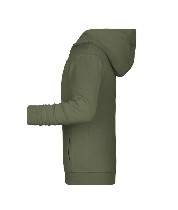 Kinderen Children's Zip Hoody OCS Blended & RCS Olijf 8658