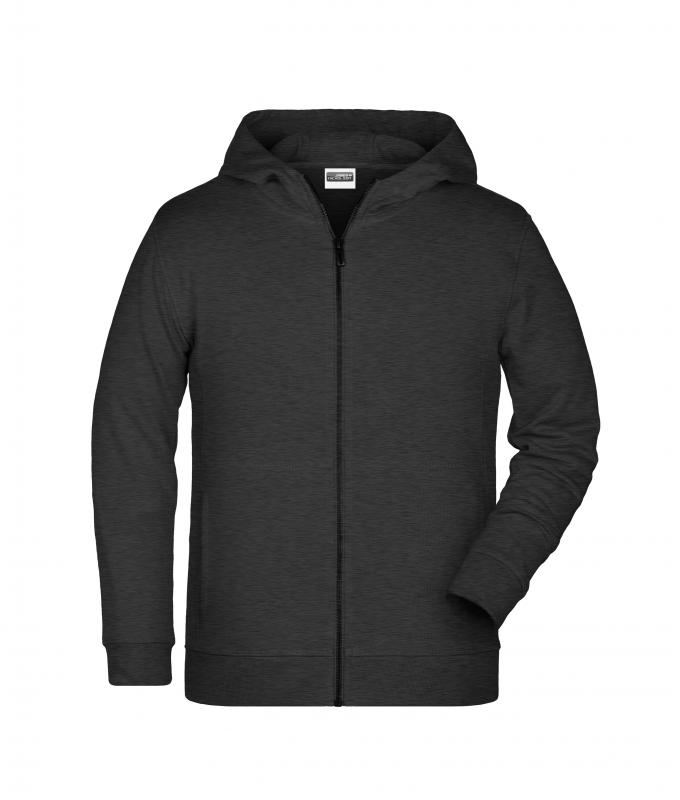 Kinder Children's Zip Hoody OCS Blended & RCS Black-heather 8658