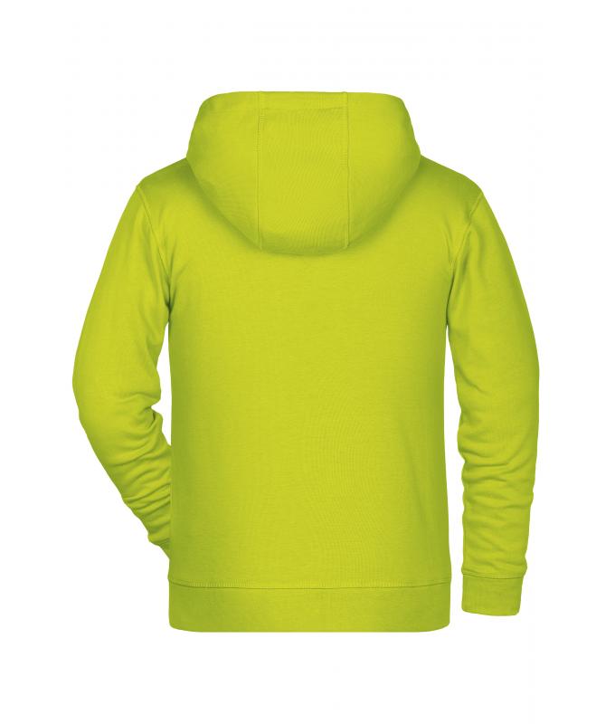 Kids Children's Zip Hoody OCS Blended & RCS Acid-yellow 8658