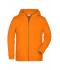 Kids Children's Zip Hoody Orange 8658