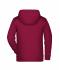 Kids Children's Zip Hoody Wine 8658