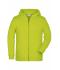 Kids Children's Zip Hoody Acid-yellow 8658