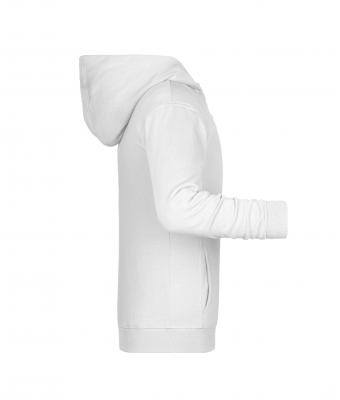 Enfant Sweat-shirt zippé à capuche enfant   OCS Blended & RCS Blanc 8658