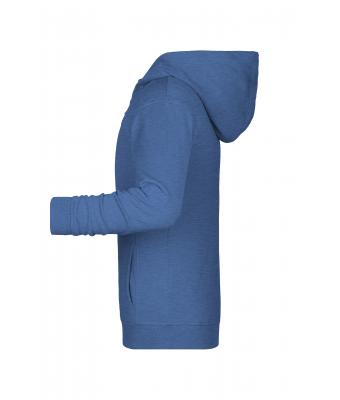 Enfant Sweat-shirt zippé à capuche enfant   OCS Blended & RCS Denim-clair-mélange 8658