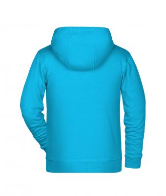 Enfant Sweat-shirt zippé à capuche enfant   OCS Blended & RCS Turquoise 8658