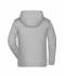 Enfant Sweat-shirt zippé à capuche enfant   OCS Blended & RCS Gris-chiné 8658