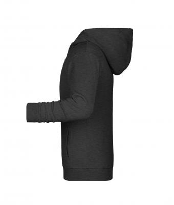 Enfant Sweat-shirt zippé à capuche enfant   OCS Blended & RCS Noir-chiné 8658