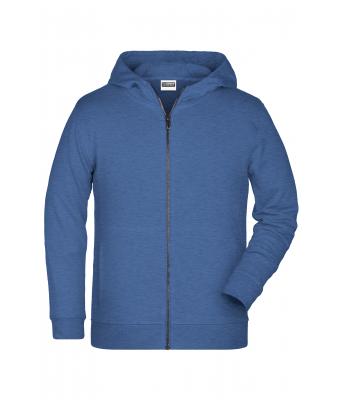 Enfant Sweat-shirt zippé à capuche enfant Denim-clair-mélange 8658