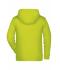 Enfant Sweat-shirt zippé à capuche enfant Jaune-acide 8658