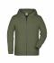 Enfant Sweat-shirt zippé à capuche enfant Olive 8658