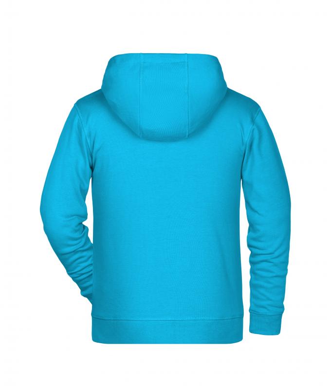Enfant Sweat-shirt zippé à capuche enfant OCS Blended & RCS Turquoise 8658