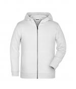 Enfant Sweat-shirt zippé à capuche enfant OCS Blended & RCS Blanc 8658
