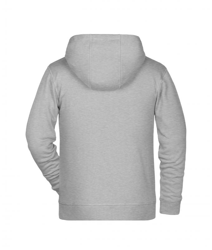 Enfant Sweat-shirt zippé à capuche enfant OCS Blended & RCS Gris-chiné 8658