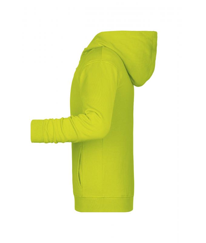 Enfant Sweat-shirt zippé à capuche enfant OCS Blended & RCS Jaune-acide 8658