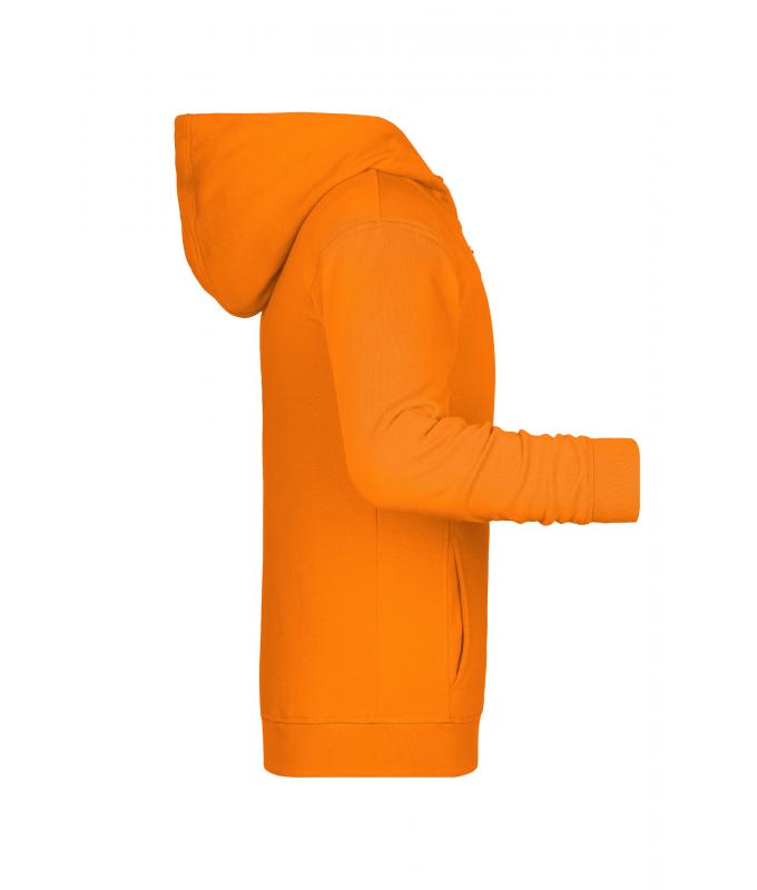 Enfant Sweat-shirt zippé à capuche enfant OCS Blended & RCS Orange 8658