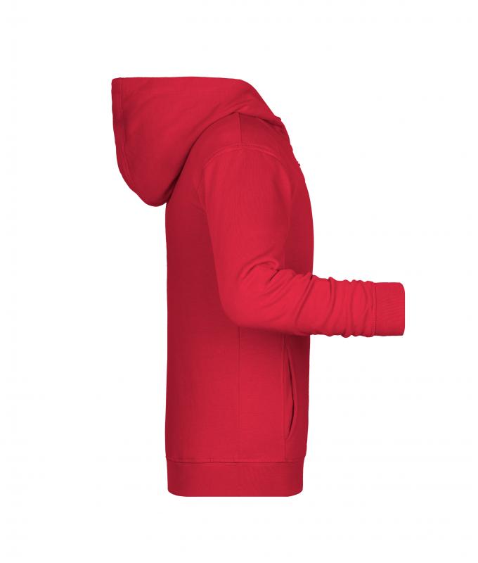 Enfant Sweat-shirt zippé à capuche enfant OCS Blended & RCS Rouge 8658