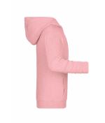Enfant Sweat-shirt zippé à capuche enfant OCS Blended & RCS Rose-mélange 8658