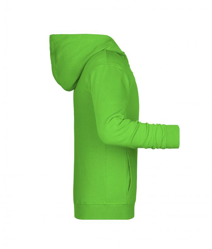 Enfant Sweat-shirt zippé à capuche enfant OCS Blended & RCS Vert-citron 8658