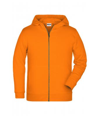 Enfant Sweat-shirt zippé à capuche enfant Orange 8658