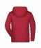 Enfant Sweat-shirt zippé à capuche enfant Rouge-carmin-mélange 8658