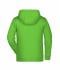 Enfant Sweat-shirt zippé à capuche enfant Vert-citron 8658