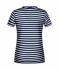Ladies Ladies' T-Shirt Striped Navy/white 8661