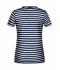 Femme T-shirt rayé femme Marine/blanc 8661