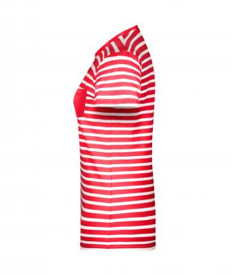 Femme T-shirt rayé femme Rouge/blanc 8661
