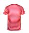 Homme T-shirt rayé homme Rouge/blanc 8662