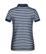 Ladies Ladies' Polo Striped Navy/white 8663