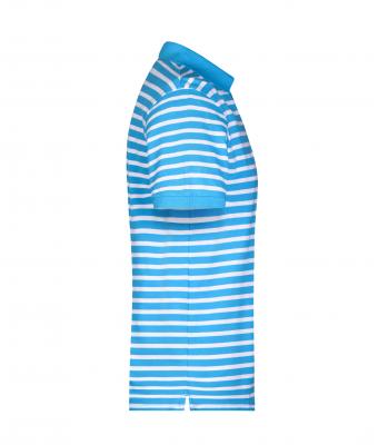 Homme Polo rayé homme Atlantique/blanc 8664