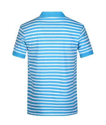 Homme Polo rayé homme Atlantique/blanc 8664