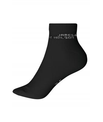 Unisex Bio Sneaker Socks Black 8665