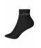 Unisex Bio Sneaker Socks Zwart 8665