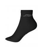 Unisex Organic Sneaker Socks Black 8665