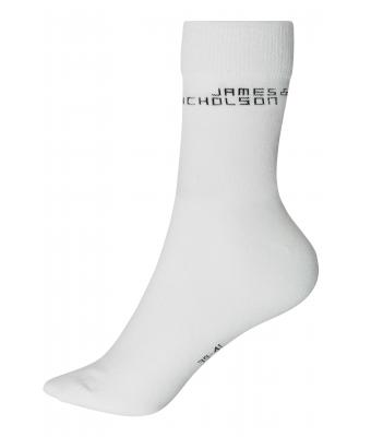 Unisex Organic Socks White 8666