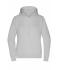 Damen Ladies' Lounge Hoody Soft-grey 10551