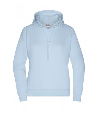 Femme Sweat capuche de loisir femme Bleu-clair 10551