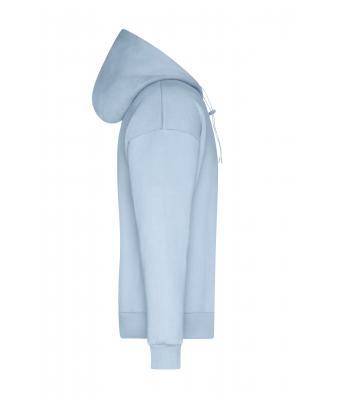 Men Men's Lounge Hoody   OCS Blended & RCS Light-blue 10552