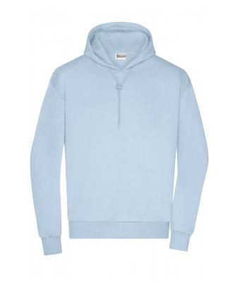 Men Men's Lounge Hoody Light-blue 10552