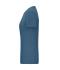 Dames Ladies' T-shirt 1:1 Rib   OCS Standard Stoffig-blauw 11792