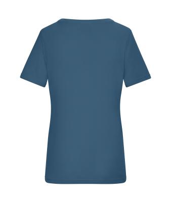 Dames Ladies' T-shirt 1:1 Rib   OCS Standard Stoffig-blauw 11792