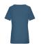 Dames Ladies' T-shirt 1:1 Rib   OCS Standard Stoffig-blauw 11792