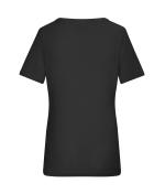 Dames Ladies' T-shirt 1:1 Rib OCS Standard Zwart 11792