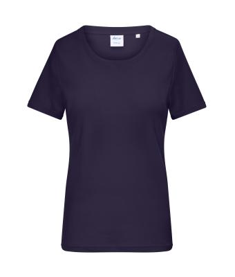 Femme Tee-shirt femme 1:1 côtes   OCS Standard Pourpre-foncé 11792