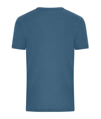 Heren Men's T-shirt 1:1 Rib   OCS Standard Stoffig-blauw 11796