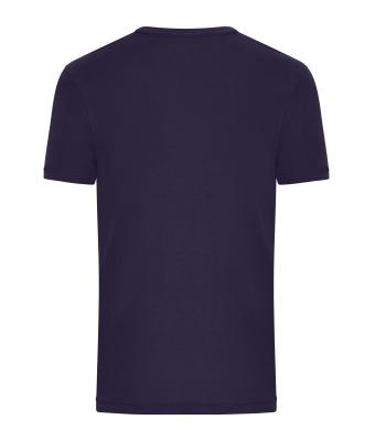 Heren Men's T-shirt 1:1 Rib   OCS Standard Diep-paars 11796