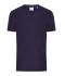 Herren Men's T-Shirt 1:1 Rib Deep-purple 11796