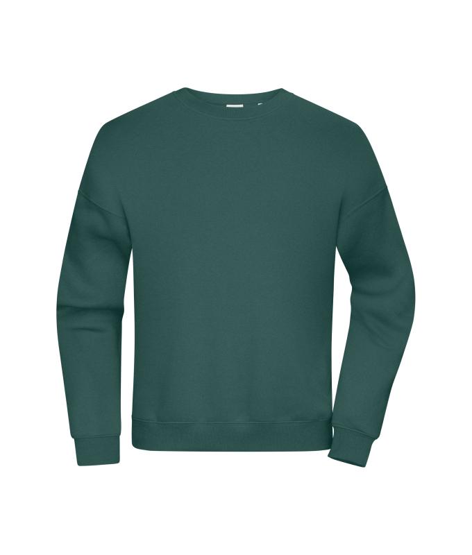 Unisexe Sweatshirt surdimensionné UNISEXE OCS Blended & RCS Vert-fumé 11798