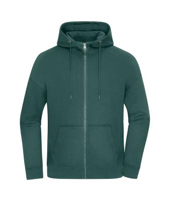 Unisex Oversized Hooded Jacket UNISEX   OCS Blended & RCS Smoky-green 11808